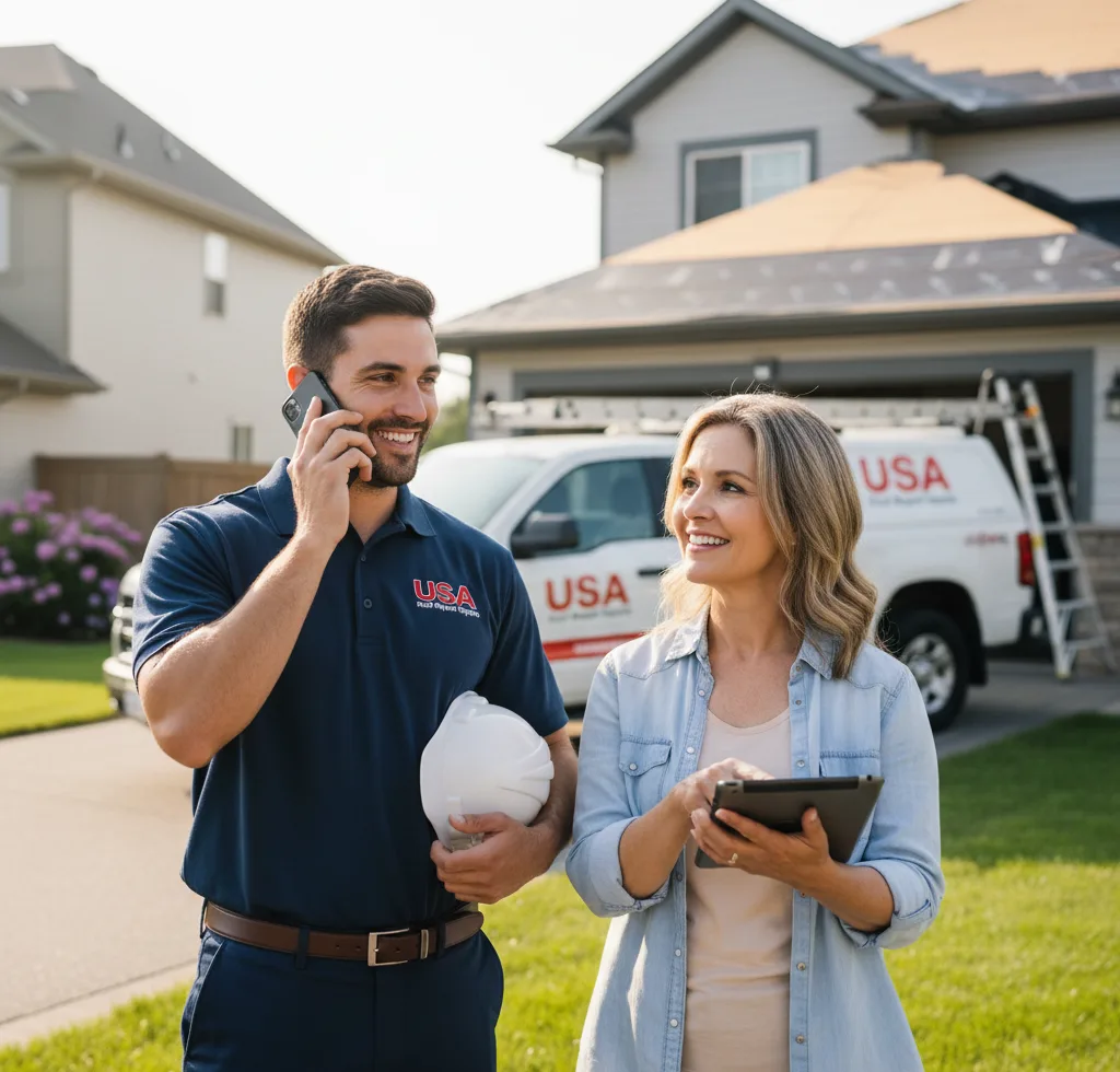 USA Roof Repair Experts customer support in Hopkins
